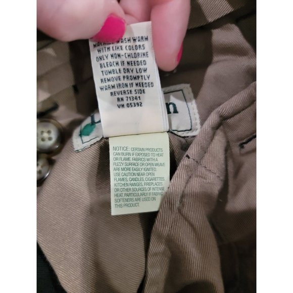 LL Bean Men's Black Corduroy Pants Size 40 x 32 Classic Fit OABR5 Casual Cotton - Picture 4 of 16